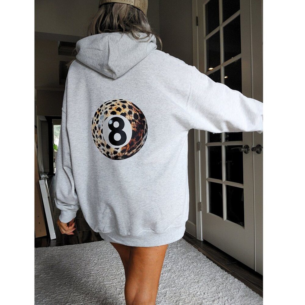 NWT Leopard 8 Ball Hoodie - Picture 12 of 16